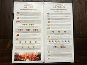 7 Wonders (Second Edition) Insert / Organizer - Fits Leaders, Cities, and Armada Expansion in Base Box